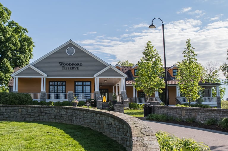 Woodford Reserve Distillery Visitors Center in Versailles, Kentucky - a beautiful historic bourbon distillery